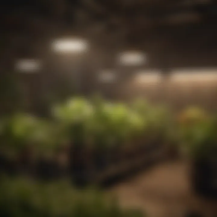 Comparison of different types of standing grow lights