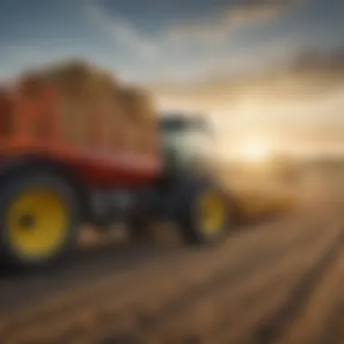 Technological Advancements in Bale Handling Technological advancements in the New Holland bale wagon