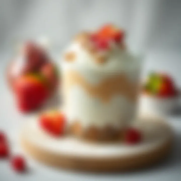Nutritional Insights of Milk Desserts An infographic illustrating the nutritional benefits of milk desserts