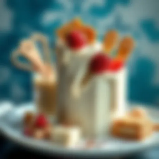 An elegant display of traditional milk-based desserts from various cultures