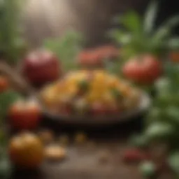 Visual representation of macronutrients essential for plants