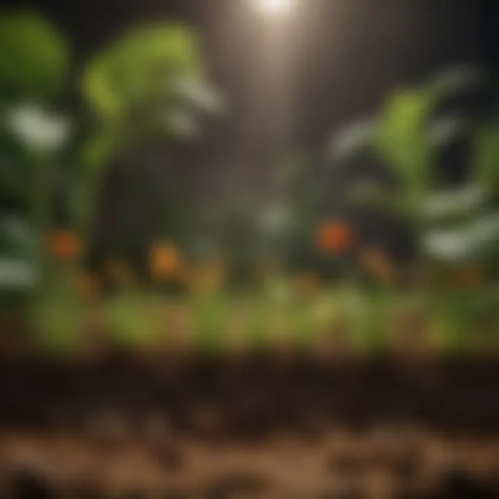 Diagram illustrating the role of micronutrients in plant development