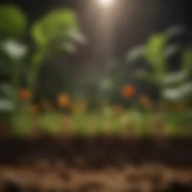 Micronutrients and Their Vital Functions in Growth Diagram illustrating the role of micronutrients in plant development