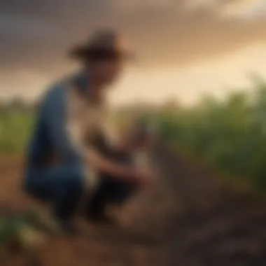 Empowering Farmers with Technology Farmers utilizing light timers for crops