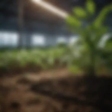 Optimizing Plant Growth with Light Timers Small light timer controlling plant growth