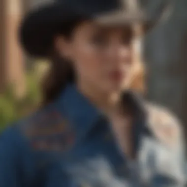 Cultural Impact of Denim Cultural significance of the Wrangler Western denim shirt