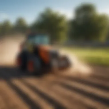 Skid steer enhancing farming efficiency