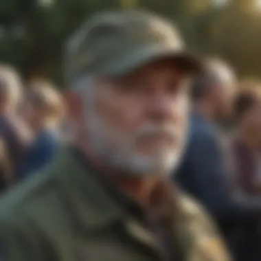Community event supporting veterans