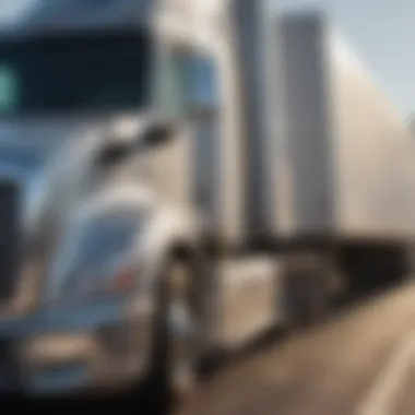 Empowering Future Trucking Professionals Professional drivers participating in a training program at Freightliner