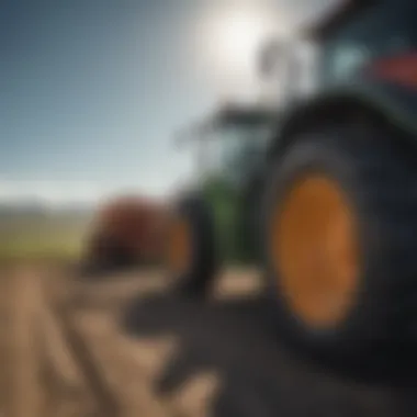 Innovative farming equipment in action on a Choteau farm