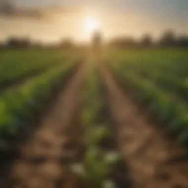 Thriving Crops: The Impact of Ebb and Flow Techniques Healthy crops thriving in an ebb and flow setup