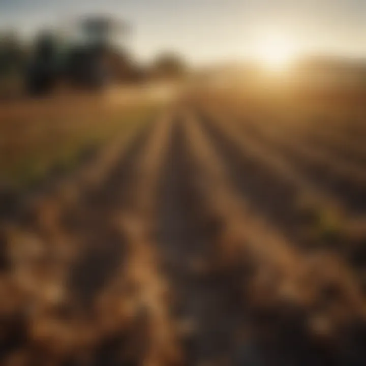 Application of fertilizers in a field