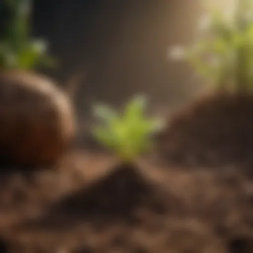 Nutrient-rich soil composition