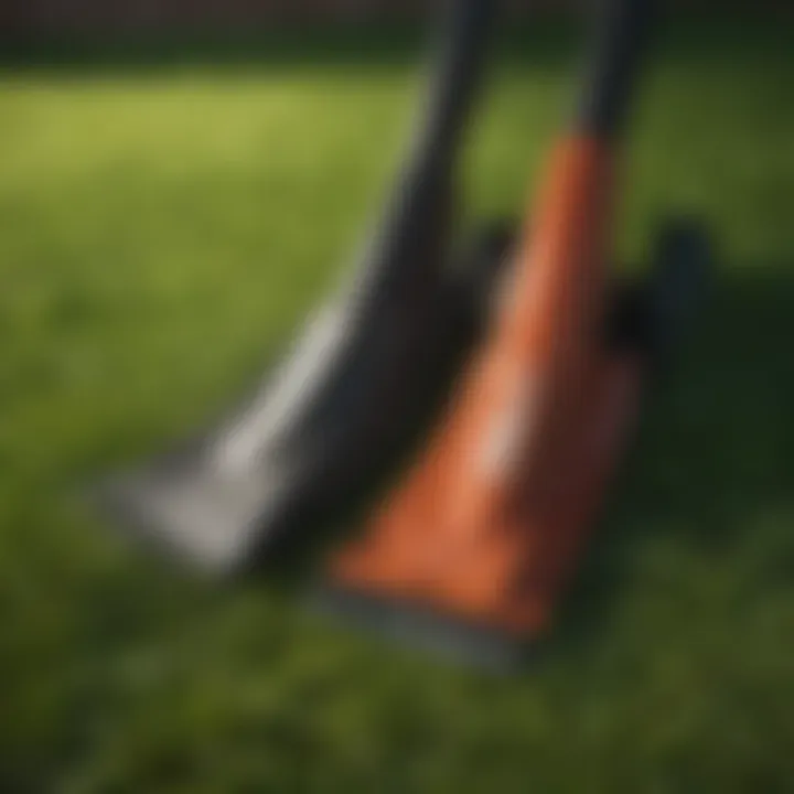 Comparison of different blade types
