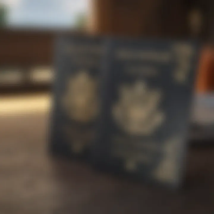 Online passport application dashboard