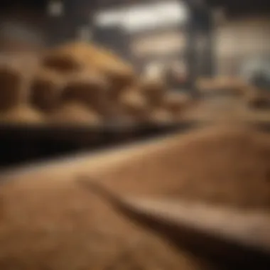 Grain Market Trading Platform Modern trading platform displaying grain market trends