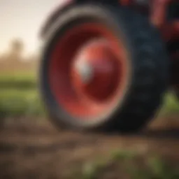 Detailed view of Hoxie Implement showcasing its robust design