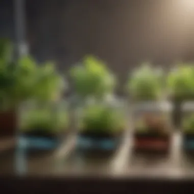 Varieties of Hydroponics Grow Cubes Different types of grow cubes arranged on a table