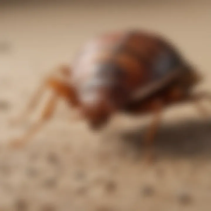 Graph showing bed bug resistance levels to insecticides