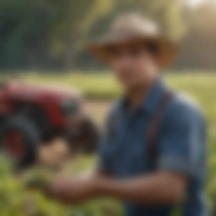 Innovative farming technology being used by young farmers.