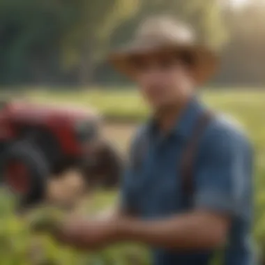 Innovation in Farming Practices Innovative farming technology being used by young farmers.