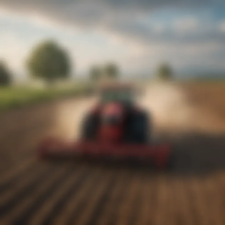 Morris Air Seeder in action on a modern farm