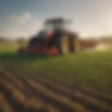 Demonstration of sustainable farming with air seeders