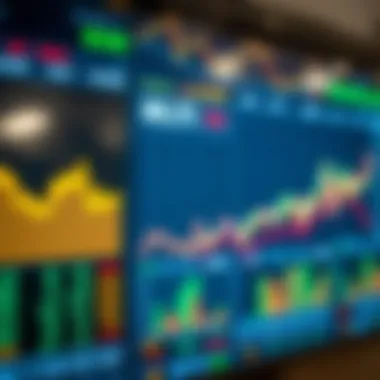 Real-Time Market Insights Digital screen displaying real-time grain market data and trends