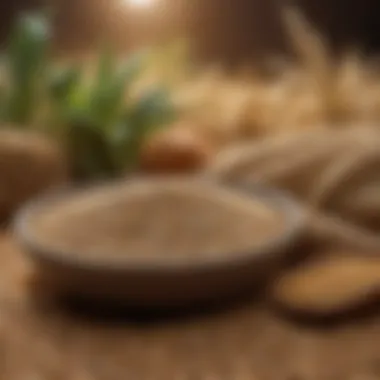 Diverse Agricultural Commodities Illustration of various agricultural commodities like grains and oils