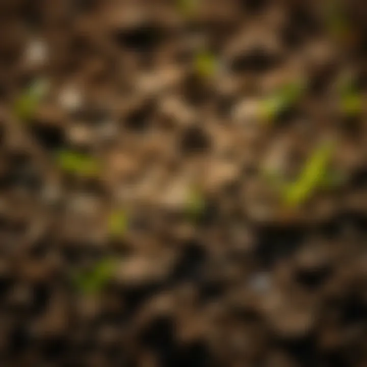 Healthy Soil for Successful Patch Seeding Soil analysis demonstrating healthy soil texture suitable for seeding