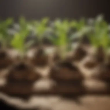 Healthy Seedlings from Paper Towel Method Healthy seedlings growing from paper towel method