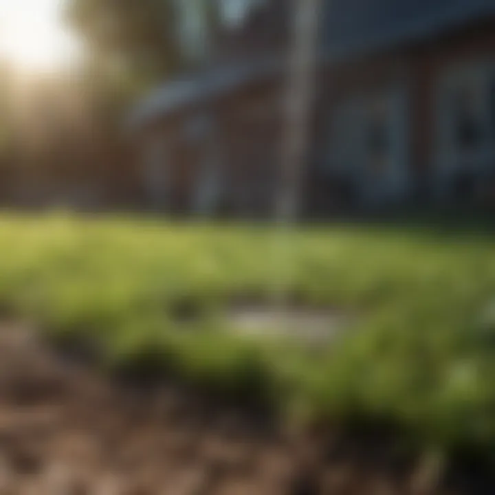 Watering grass seed for optimal growth