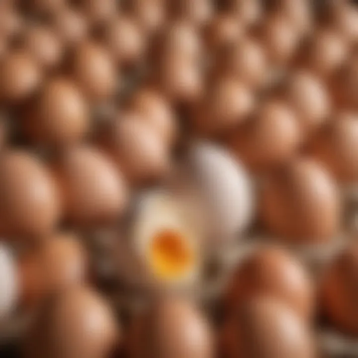 Illustration showing protein quality in eggs for muscle growth