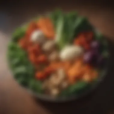Incorporating Vegetables in Meals A creative layout of meals incorporating vegetables in different forms.