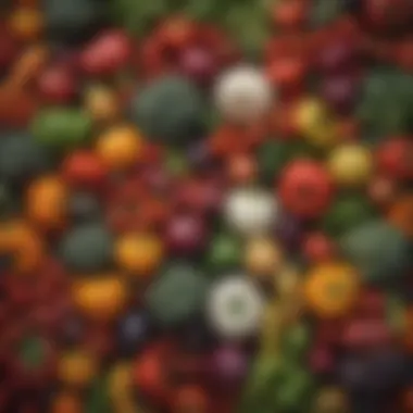 Diverse Vegetables for Daily Intake A vibrant assortment of fresh vegetables showcasing diversity.