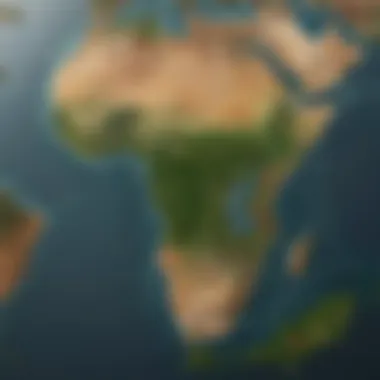 Global Emissions Disparities Map illustrating regional disparities in greenhouse gas emissions worldwide