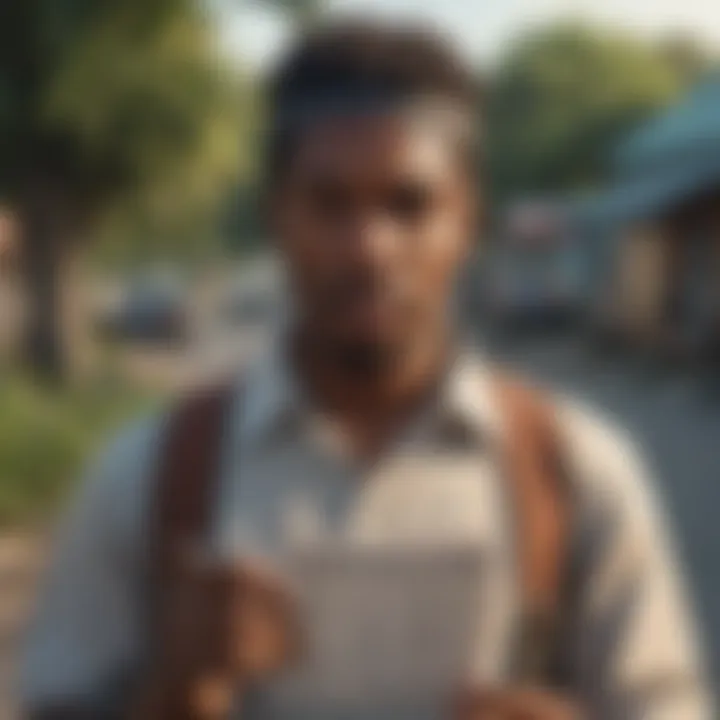 Local applicant submitting passport renewal