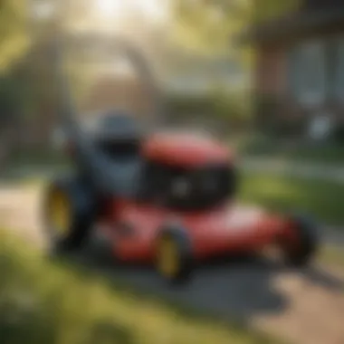 Maintaining Your Rotary Push Mower Step-by-step maintenance tips for rotary push mowers displayed visually