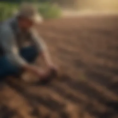 Farmers Enhancing Crop Management with Soil Tests Farmers utilizing soil test results to optimize crop management