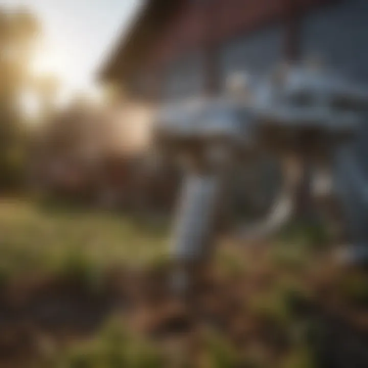Diverse types of agricultural spray guns