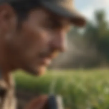 Environmental impact of spray nozzle usage in farming
