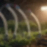 Different types of spray nozzles for agricultural use