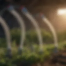 Different types of spray nozzles for agricultural use