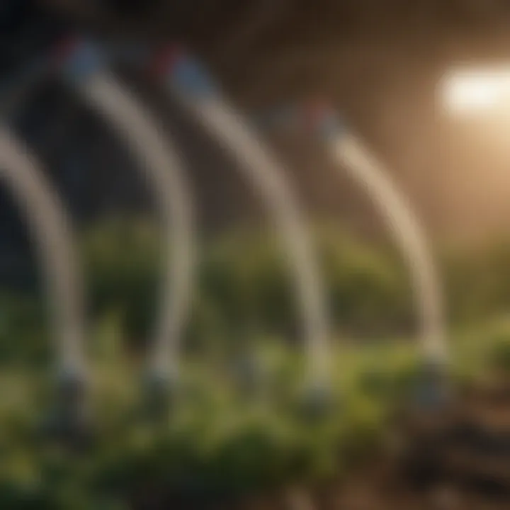 Different types of spray nozzles for agricultural use