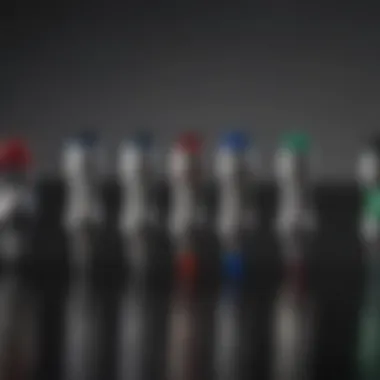 Diverse Types of Sprayer Nozzles Close-up view of various sprayer nozzles