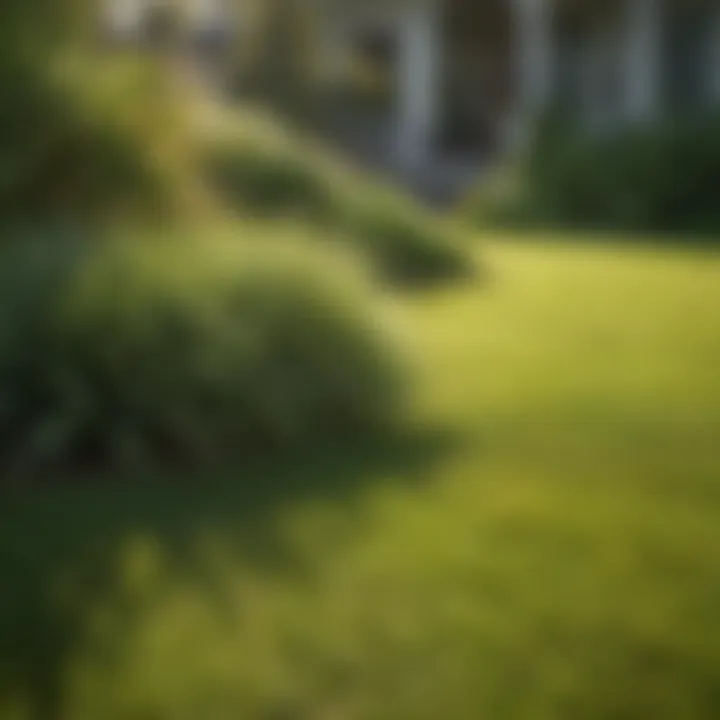 A well-maintained lawn featuring vibrant St. Augustine grass.