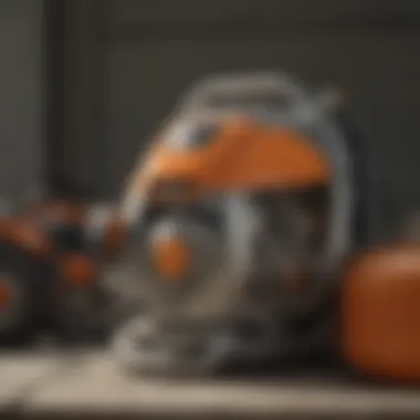 Comparative Parts Identification A comparison of Stihl equipment illustrating parts identification techniques