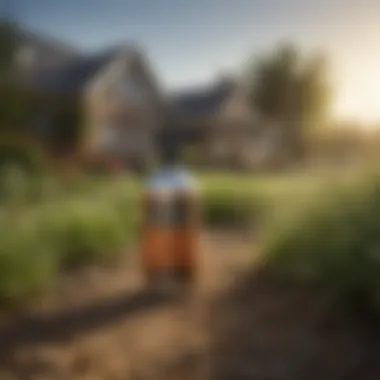 Visual representation of pest control impact with Talstar Yard Spray