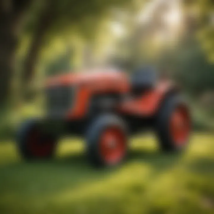 Historical evolution of push lawn mowers showcasing vintage models