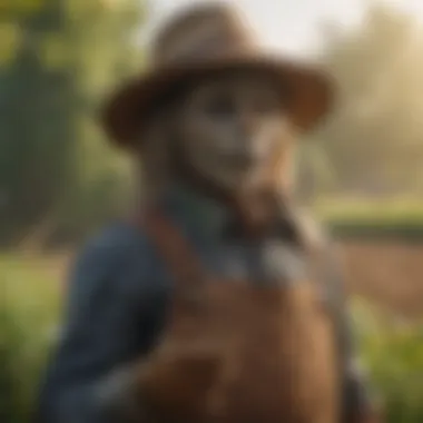 Scarecrow and Pest Management Strategy Integration Scarecrow integrated with pest management system